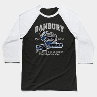 Danbury Trashers Ice Hockey Vintage Baseball T-Shirt